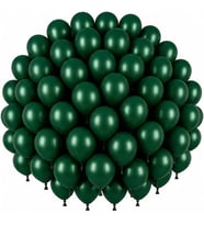 Zümrüt Yeşil Renk Lateks Pastel Balon (30 cm) - 50 Adet
