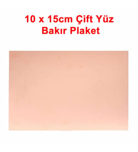 10x15cm PCB Çift Yüz Boş Bakır Plaket Baskı Devre Yapımı