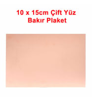 10x15cm PCB Çift Yüz Boş Bakır Plaket Baskı Devre Yapımı