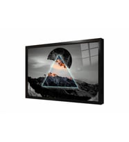 Tablosan Modern Manzara Çerçeveli Cam Tablo