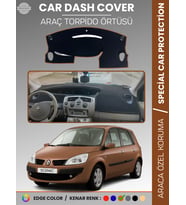 RENAULT SCENIC 2 (2003-2009) Torpido Örtüsü Ön Göğüs Koruma Torpido Koruma Tam Uyum Çatlamayı Önler