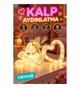 Kalp Figürlü LED Neon Dekoratif Işık Romantik Ortam Aydınlatması