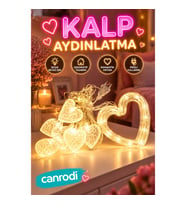 Kalp Figürlü LED Neon Dekoratif Işık Romantik Ortam Aydınlatması