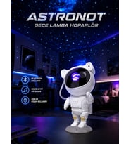 Projeksiyon Astronot Lamba Speaker Sevimli Astronot Bluetooth Hoparlör Yeni Nesil