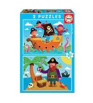 Educa Çocuk Puzzle 2x20 Parça Pirates 17149