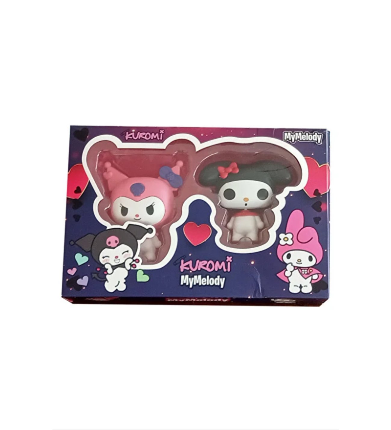My Melody Kuromi フィギュア 2体セット My Melody 2'li Kuromi Figür Set