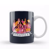 Girl Power Beautiful Banner Kupa Bardak Porselen