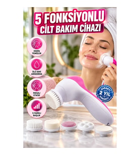 Çok Fonksiyonlu Elektrikli Yüz Temizleme ve Masaj Fırçası