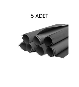 Fon Kartonu 50x70 5 Adet Siyah