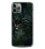 Apple iPhone 11 12 13 14 Pro Max Kılıf Desemli Silikon Flowers Cat 1345
