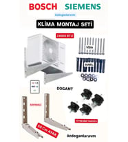 24000 Btu Dış Ünite Konsol Klima Kaynaklı 60 Cm Demir Ayak +Titreşim Takozu +Vida Dubel