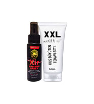 Kuş Büyüten XXL Krem 50 ml Penis Boyunu Uzatma Penisi Kalınlaştırma Kremi  + Xir 60 ml 3xeffect geciiktirici serrtleştirici Büyütücü Sprey