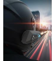Mey İthalat® Su Geçirmez Motosiklet Kask Kulaklık 1000Mah Batarya