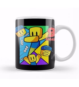 Roblox Dabbing Noob 9 Today Kupa Bardak Porselen