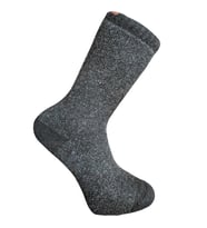 Kuzu Yünü Havlu Erkek Çorabı - Huskey - Gri - No: 41-44 (13903)