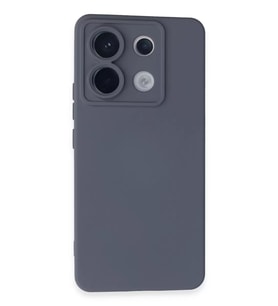 Redmi Note 13 Pro 5G Kılıf Nano içi Kadife Silikon - Gri