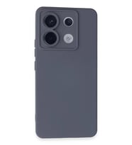 Redmi Note 13 Pro 5G Kılıf Nano içi Kadife Silikon - Gri