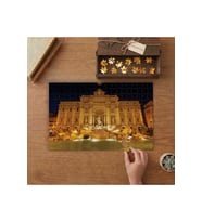 Roma Trevi Çeşmesi Tasarımı 240 parça Ahşap Puzzle Ahşap Kutuda MP07375