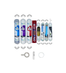 PWS Kapalı Kasa Su Arıtma STD 8li Orijinal LG Kuno mebran B12 Alkali+şeffaf mineral+detox+gümüş iyon