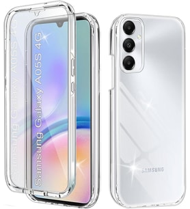 Samsung Galaxy A05S Kılıf 360 Şeffaf Ön Arka Korumalı Şeffaf Silikon