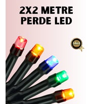 8 Modlu Zaman Ayarlı LED Perde Işık – Bahçe ve Balkon Dekorasyonu