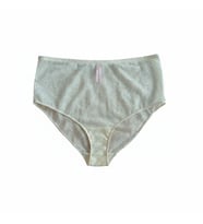 Kadın Dantelli Yüksek Bel Ekru Renk Slip Külot BB2074