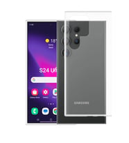 Newface Samsung Galaxy S24 Ultra Kılıf Lüx Şeffaf Silikon