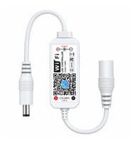 Mini WiFi LED Dimmer DC 12-24V 96W Smart Life Tuya Uygulamalı Alexa Google Home Siri Ses Kontrollü Tek Renk Şerit LED Kontrolcü