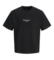 Jack & Jones 12273157 Jorislington Minimal Siyah Tişört