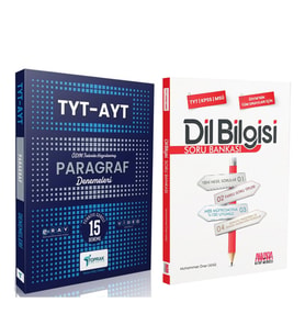 Toprak Yayıncılık TYT AYT Paragraf Deneme ve AKM Dil Bilgisi Soru Bankası Seti 2 Kitap