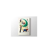 Joan Miro - The Green Moon Tablo - 106248 - 50x70 Cm