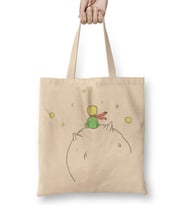 Küçük Prens Le Petit Prince Bez Çanta Uzun Saplı