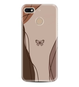 GM8 GO Kılıf HD Resim Baskılı Kahve Kelebek StKd -038