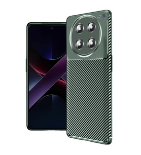 Magic 7 Lite Kılıf Auto Focus Karbon Kapak - Koyu Yeşil