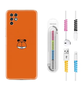 INFINIX Note 11 Pro Note 10 Hot 9 Play Kılıf Kablo Koruma Spiral Silikon Garfi 1733