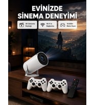Bluetooth 5.0 Ve Wi-fi 6 Akıllı 4k Projeksiyon Yeni Nesil