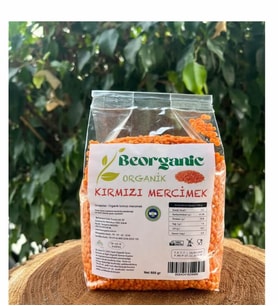 Organik Kırmızı Mercimek 800 g