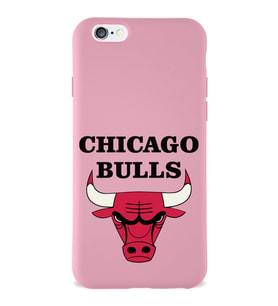 Apple iPhone 6S Plus  Lansman Kılıf Chicago Bulls Tasarımlı Altı Kapalı İçi Kadife Kaplı  Kapak (Şeffaf)