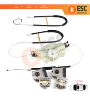 VW Golf MK4 Jetta Bora A4 1J 4/5 Kapı 1JM898462 İçin Sağ Ön Cam Kriko Metal Klips Tamir Seti