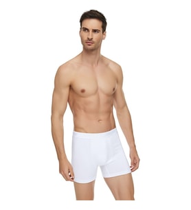 Tutku Elit Erkek Modal Elastan Boxer 6'lı 1251 (Beyaz)