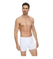 Tutku Elit Erkek Modal Elastan Boxer 6'lı 1251 (Beyaz)