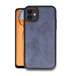 iPhone 11 Kılıf Aras Deri Kapak - Lacivert