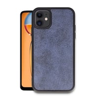 iPhone 11 Kılıf Aras Deri Kapak - Lacivert