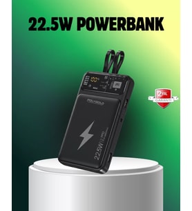 Dahili Ekranlı 10000 Mah Çift Kablolu