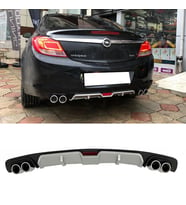 Opel insignia Gri Difüzör 4 Krom Egzoz Görünümlü Difizör Arka Ek Body Kit