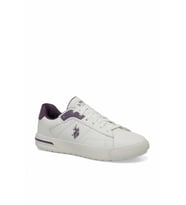 U.s. Polo Assn. Mango Wmn Yürüyüş Günlük Spor Sneaker Ayakkabı (Beyaz-Mor)