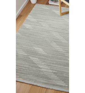 Sultan Serra Gri Klasik Modern Akrilik Makine Dokuma Salon Halısı - 11355