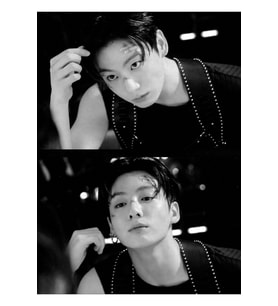 B&w Jungkook Bts Seasons'ın 2022 Tablo Ahşap Poster Dekoratifsını Selamlıyor Kod172
