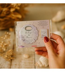 Nişan Nikah Düğün Hatırası Çikolatalı Açacak Magnet