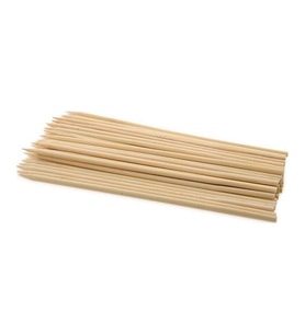 Ahşap Çöp Şiş Çubuğu Uzun 5 MMX350 MM  (100 Adet)